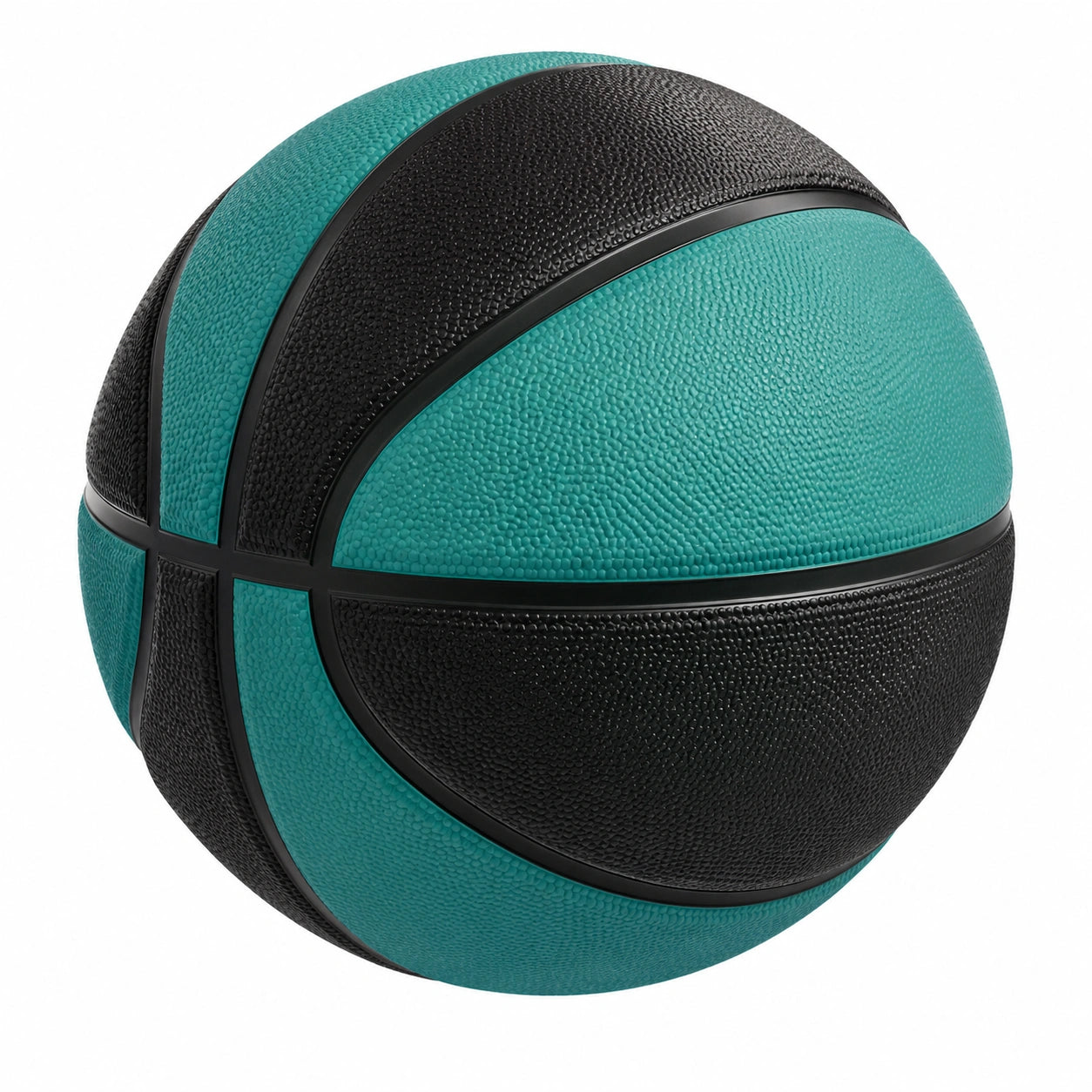 Ballon de basket extérieur noir/menthe