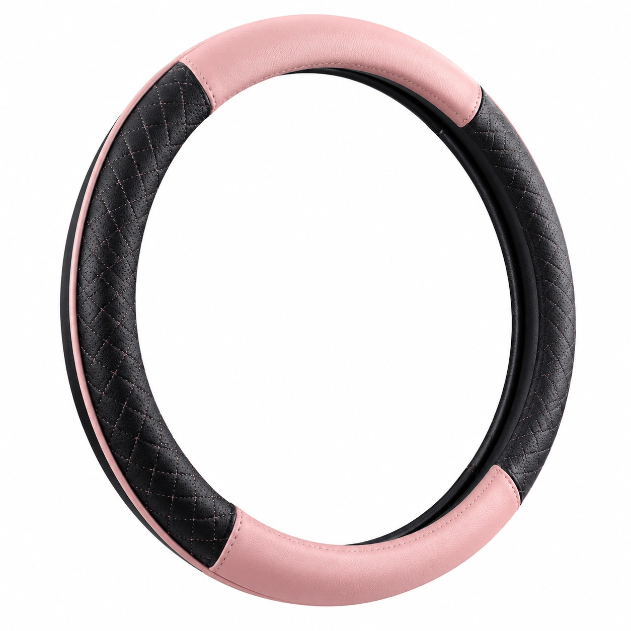Housse de Volant Antidérapante Rose et Noir 37-38 cm