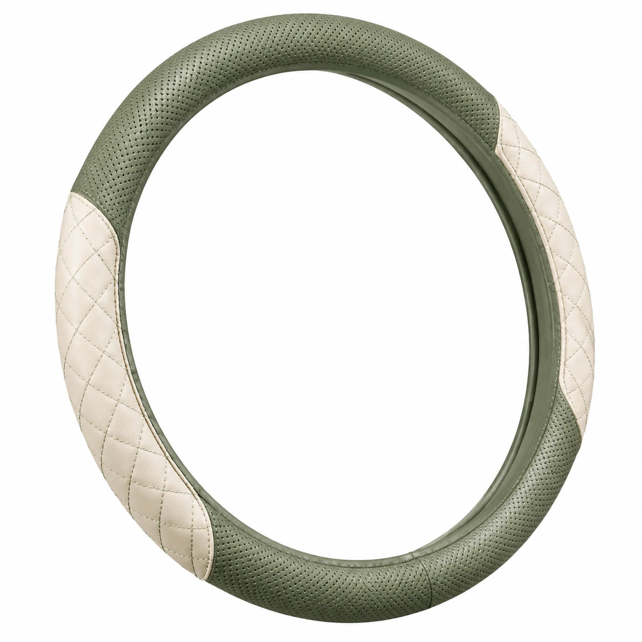 Housse de volant antidérapante 38 cm vert/beige