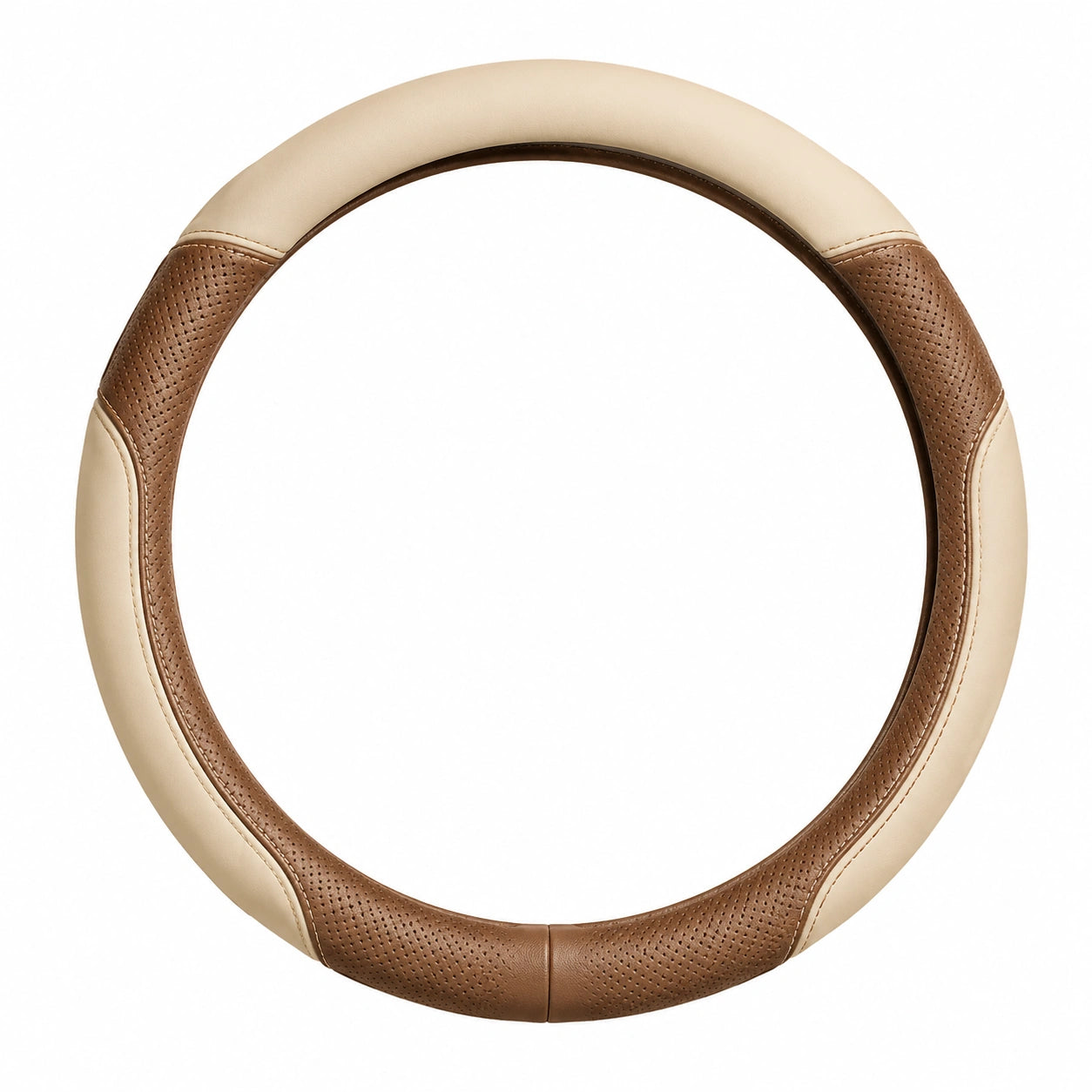 Housse de Volant Beige et Marron 37-38 cm Antidérapante