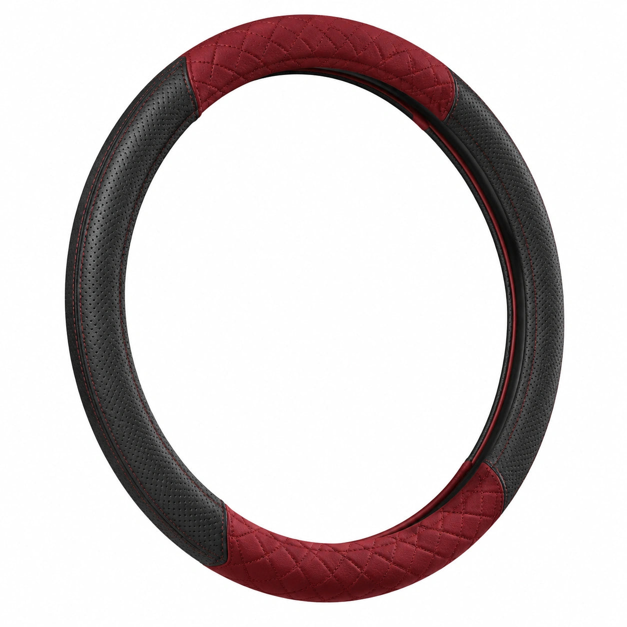 Couvre-Volant Antidérapant Rouge et Noir 37-38 cm