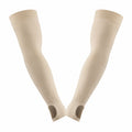 Manchettes de Compression Anti-UV UPF 50+ Beige