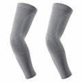 Manchettes de Compression Sport UV Protection Grises