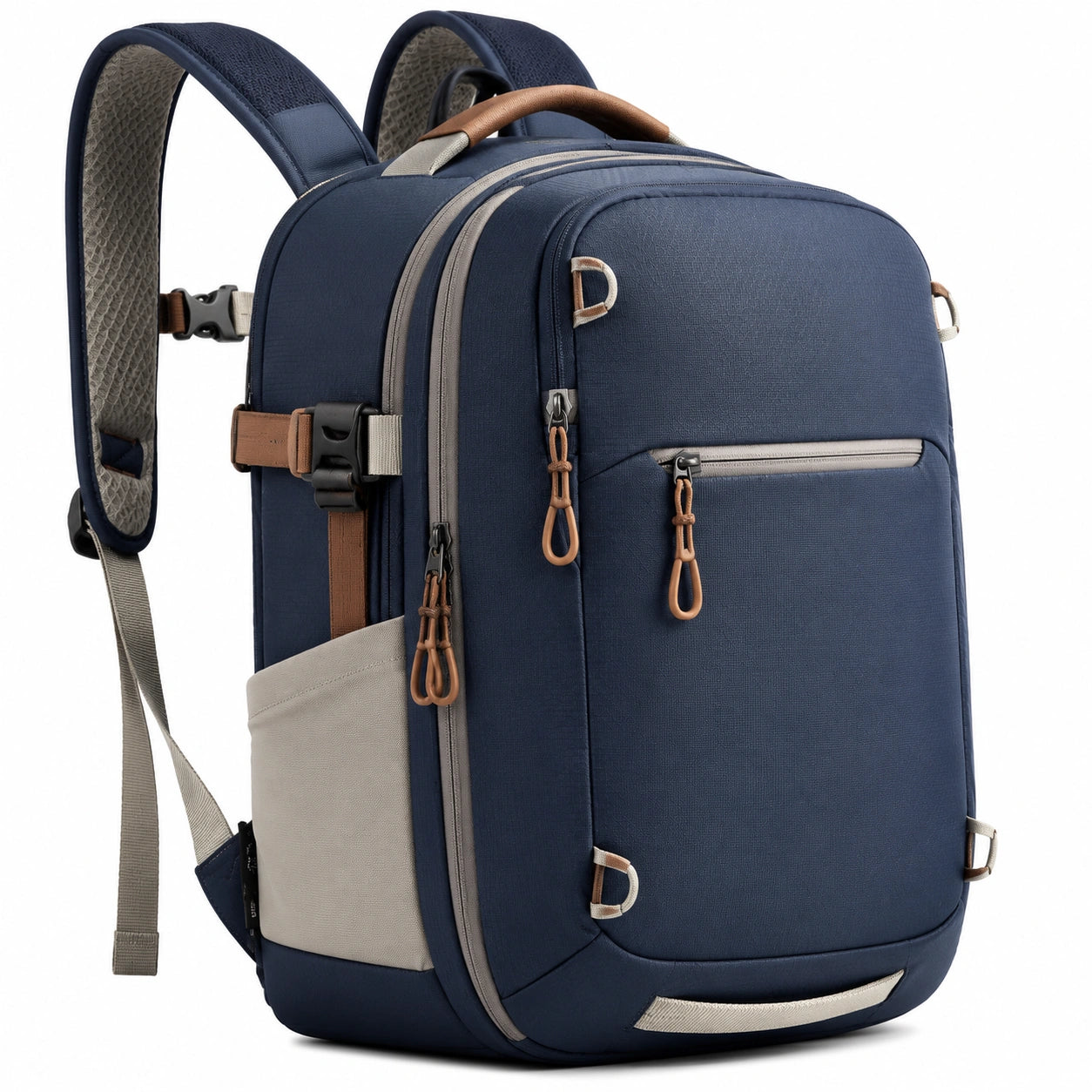 Sac à dos imperméable pour ordinateur 17 pouces bleu marine