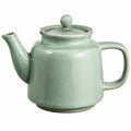 Théière en Céramique Émaillée Verte 1L