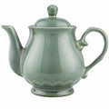 Théière en céramique émaillée verte 1200ml