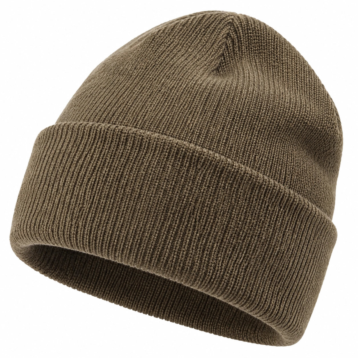 Bonnet tricoté marron pour adultes