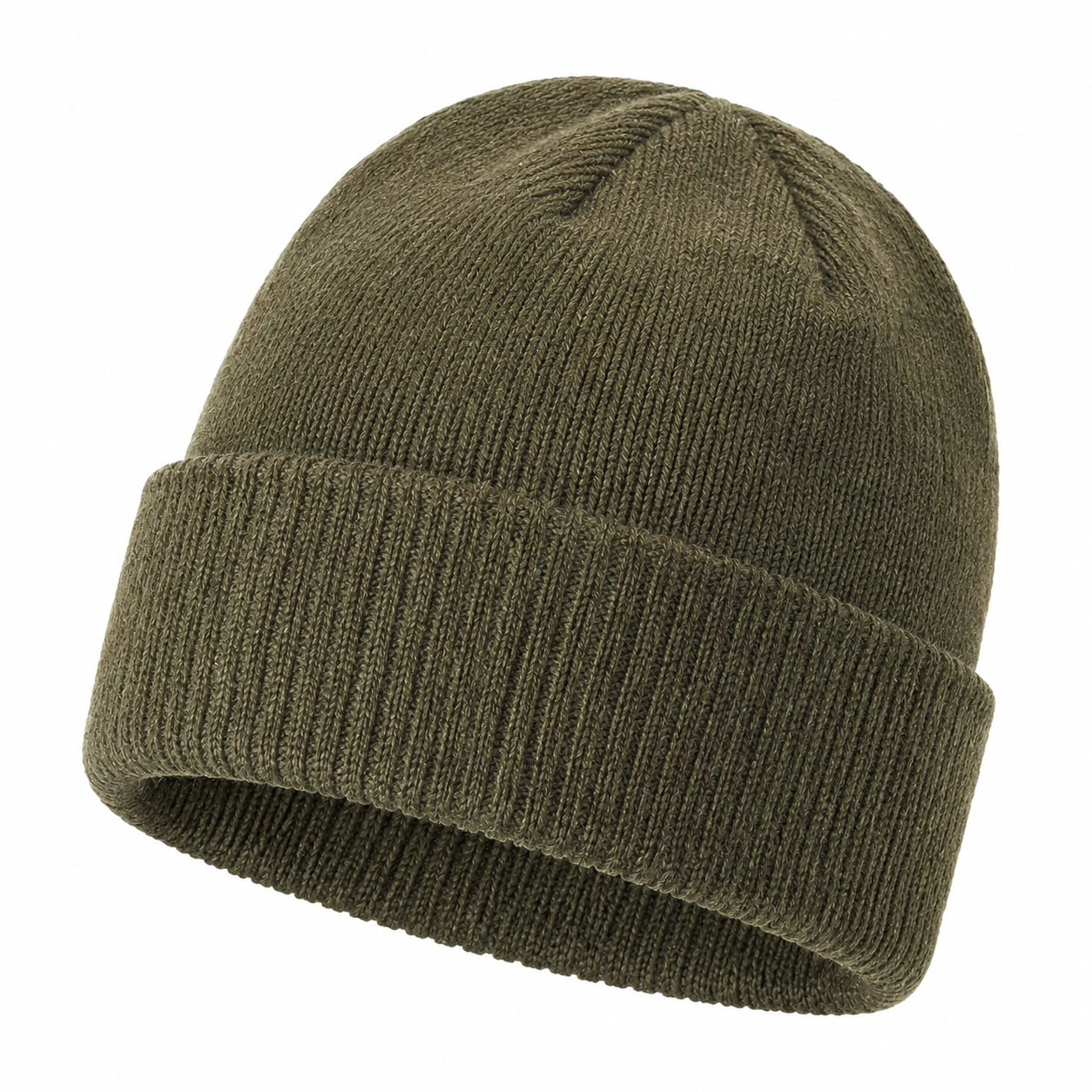 Bonnet en Tricot Vert Chasseur