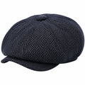 Casquette Gavroche Bleu Ajustée Unisexe