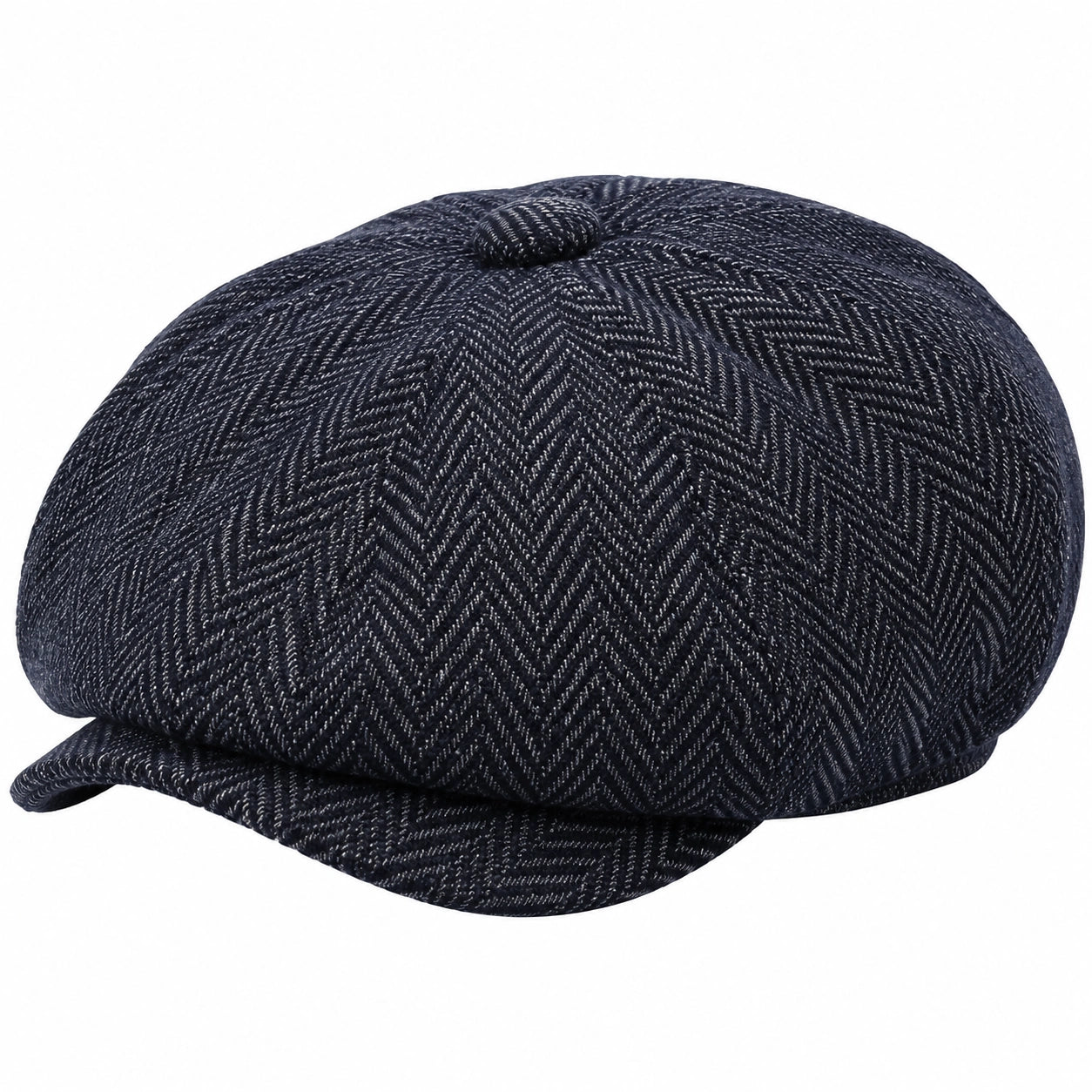 Casquette Gavroche Bleu Ajustée Unisexe