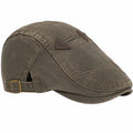 Casquette rétro réglable kaki avec boucle